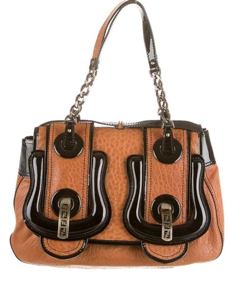 fendi leather purses|Fendi patent leather handbag.